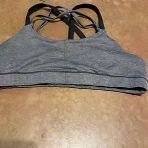 champion sports bra with strappy back